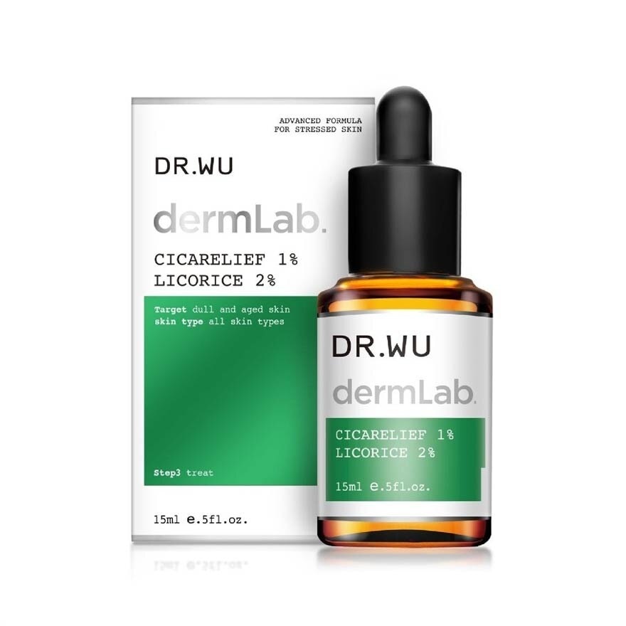 Dermlab Solutions 1% Cicarelief +2% Licorice (Specifically For Skins That Are Prone To Irritation, Allergy, And Redness) 15ml