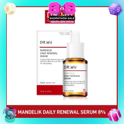 DR. WU - Mandelik Daily Renewal Serum 8% (For Mild Peeling) 15ml
