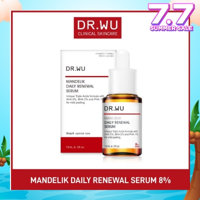 DR. WU Mandelik Daily Renewal Serum 8% (For Mild Peeling) 15ml