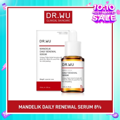DR. WU Mandelik Daily Renewal Serum 8% (For Mild Peeling) 15ml