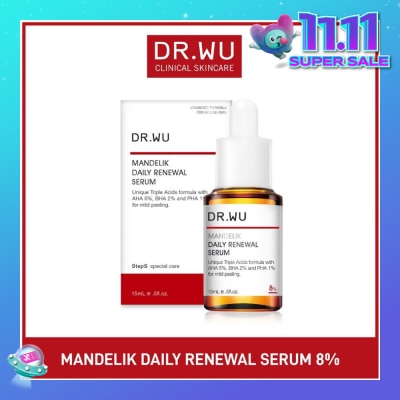 DR. WU Mandelik Daily Renewal Serum 8% (For Mild Peeling) 15ml