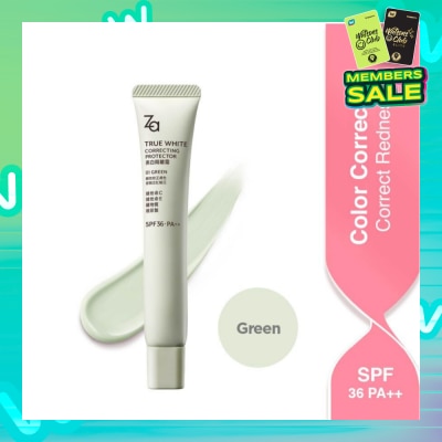 ZA True White Correcting Protector (01 Green) Spf36 Pa++ 35g