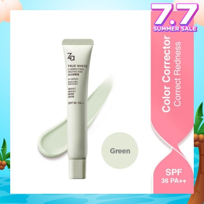 ZA True White Correcting Protector (01 Green) Spf36 Pa++ 35g