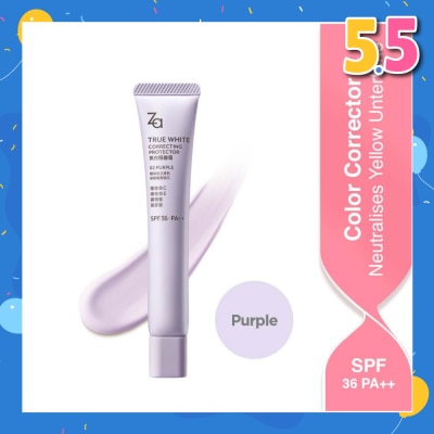 ZA True White Correcting Protector (02 Purple) Spf36 Pa++ 35g