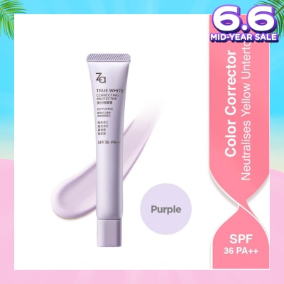 ZA True White Correcting Protector (02 Purple) Spf36 Pa++ 35g