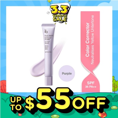ZA True White Correcting Protector (02 Purple) Spf36 Pa++ 35g