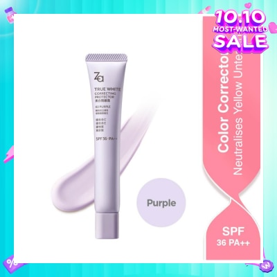 ZA True White Correcting Protector (02 Purple) Spf36 Pa++ 35g