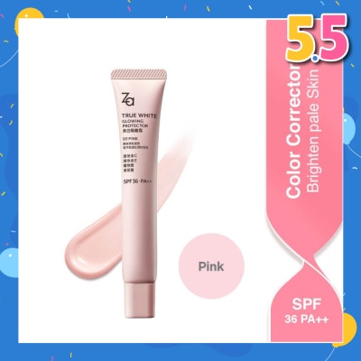 ZA True White Correcting Protector (03 Pink) Spf36 Pa++ 35g