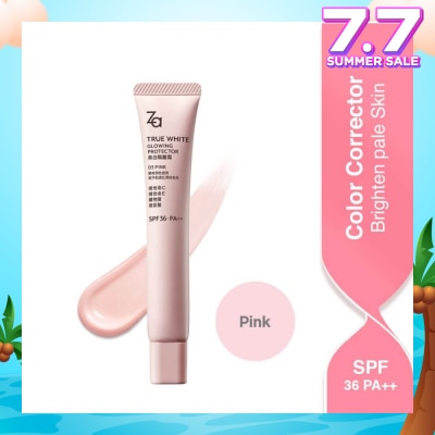 ZA True White Correcting Protector (03 Pink) Spf36 Pa++ 35g