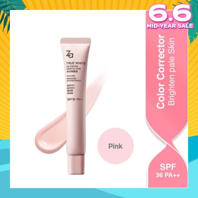 ZA True White Correcting Protector (03 Pink) Spf36 Pa++ 35g