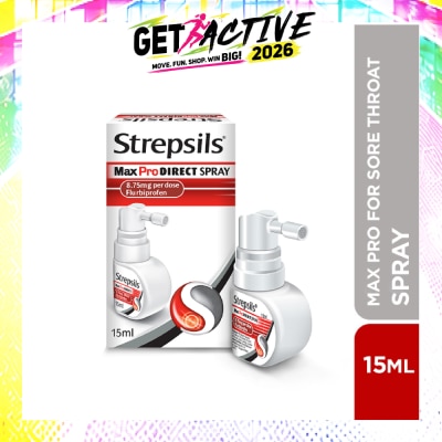 STREPSILS - Max Pro for Sore Throat Direct Spray 15ml (Expiry: Jan`2027) image