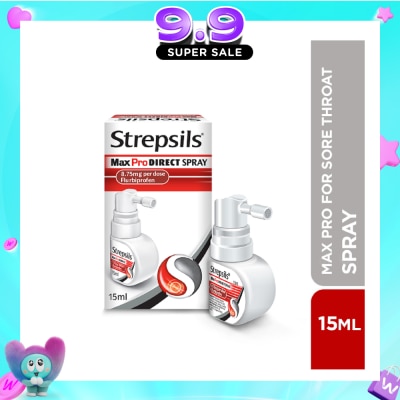 STREPSILS - Max Pro for Sore Throat Direct Spray 15ml (Expiry: Jan`2027) image