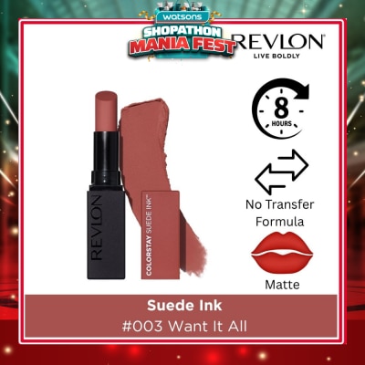 REVLON - Suede Ink Lipstick #003 Want It All 1s