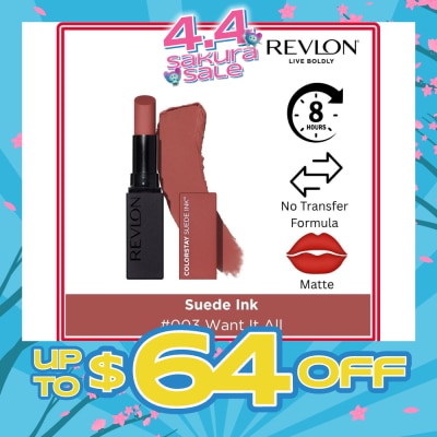 REVLON - Suede Ink Lipstick #003 Want It All 1s