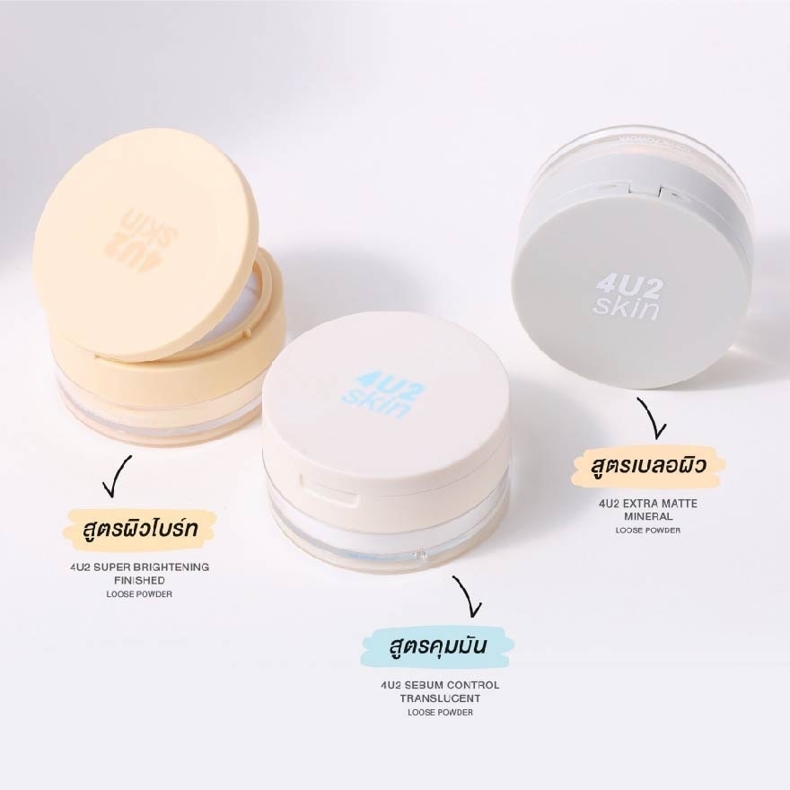 Skin Sebum Control Translucent Loose Powder (Oil Control Formula, Suitable For All Skin Tones) 10g