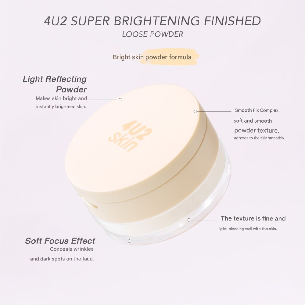 Skin Super Brightening Finished Loose Powder (Suitable For All Skin Tones Change Dull Skin To Be Bright And Clear) 10g