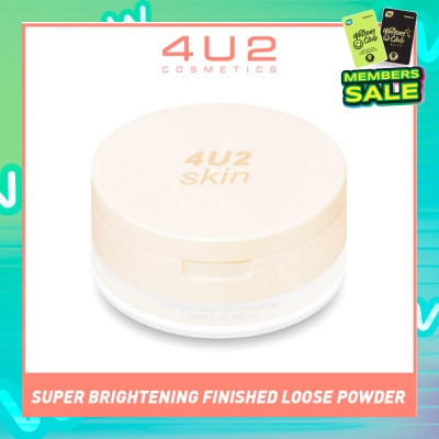 4U2 Skin Super Brightening Finished Loose Powder (Suitable For All Skin Tones Change Dull Skin To Be Bright And Clear) 10g