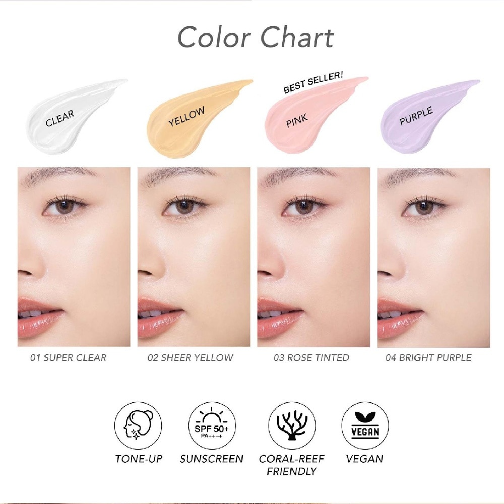 Skin Everyday Tone Up Uv Gel Spf50+ Pa++++ (No.02 Sheer Yellow) 30ml