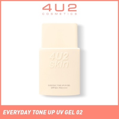 4U2 Skin Everyday Tone Up Uv Gel Spf50+ Pa++++ (No.02 Sheer Yellow) 30ml