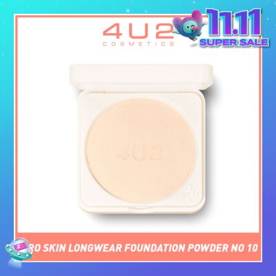 4U2 Skin Pro Skin Powder (No.10 Light Beige), Make Your Skin Smooth And Grippy Like A Pro, Provides Maximum Coverage With Technology 10g