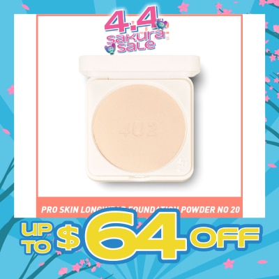 4U2 - Skin Pro Skin Powder (No.20 Nude Beige), Make Your Skin Smooth And Grippy Like A Pro, Provides Maximum Coverage With Technology 10g
