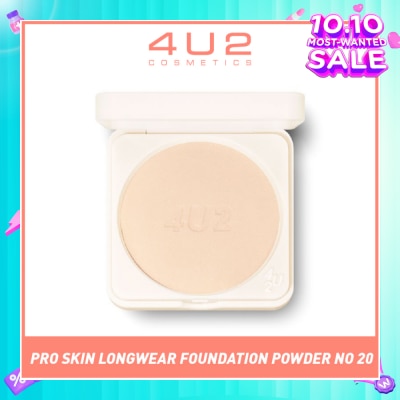 4U2 Skin Pro Skin Powder (No.20 Nude Beige), Make Your Skin Smooth And Grippy Like A Pro, Provides Maximum Coverage With Technology 10g