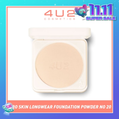 4U2 Skin Pro Skin Powder (No.20 Nude Beige), Make Your Skin Smooth And Grippy Like A Pro, Provides Maximum Coverage With Technology 10g