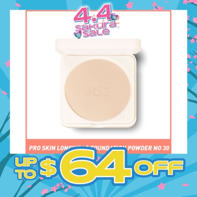 4U2 - Skin Pro Skin Powder (No.30 Warm Sand), Make Your Skin Smooth And Grippy Like A Pro, Provides Maximum Coverage With Technology 10g