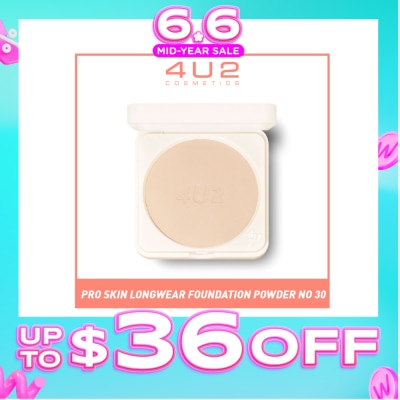 4U2 - Skin Pro Skin Powder (No.30 Warm Sand), Make Your Skin Smooth And Grippy Like A Pro, Provides Maximum Coverage With Technology 10g