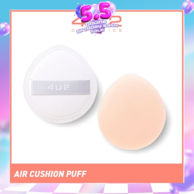 4U2 - Skin Air Cushion Puff (Special Soft Texture, Does Not Cut The Skin, Does Not Irritate The Skin, Smooth Makeup) 1s