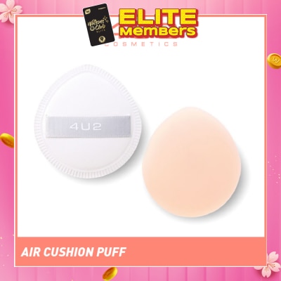 4U2 Skin Air Cushion Puff (Special Soft Texture, Does Not Cut The Skin, Does Not Irritate The Skin, Smooth Makeup) 1s