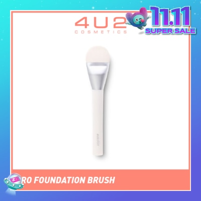 4U2 Skin Pro Foundation Brush (Flat Head, Soft, Can Spread Foundation In All Textures) 1s