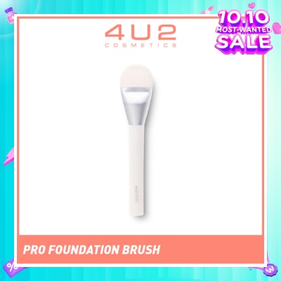 4U2 Skin Pro Foundation Brush (Flat Head, Soft, Can Spread Foundation In All Textures) 1s
