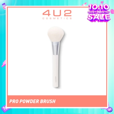 4U2 Skin Pro Powder Brush (Canopy Brush Head Designed To Set The Powder Smoothly On The Skin) 1s