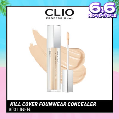CLIO Kill Cover Founwear Concealer 03 Linen 6g