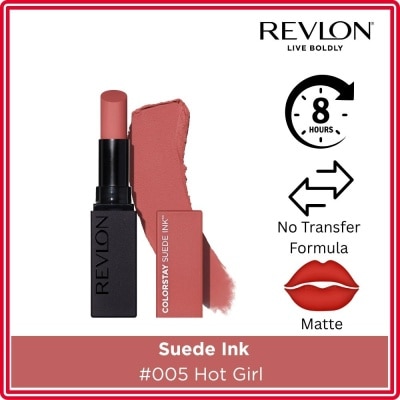 REVLON - Suede Ink Lipstick #005 Hot Girl 1s (Expiry: Mar`2027)