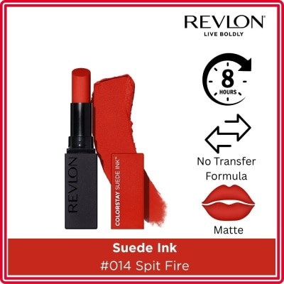 REVLON Suede Ink Lipstick #014 Spit Fire 1s