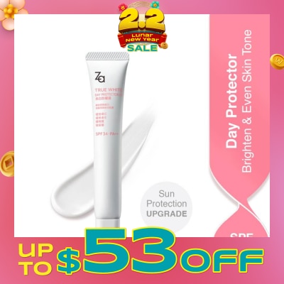 ZA True White Day Protector Ex Spf34 Pa++ 35g