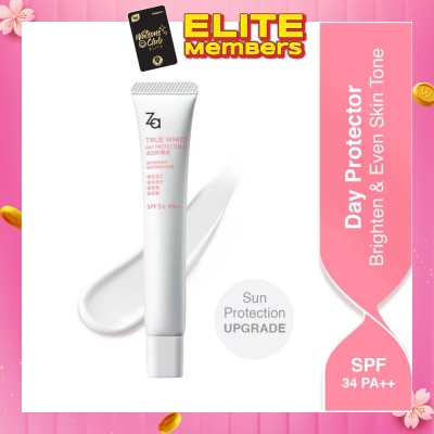ZA True White Day Protector Ex Spf34 Pa++ 35g