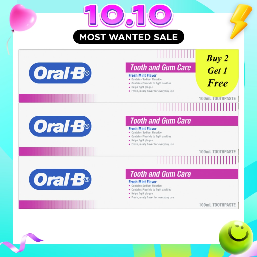 Tooth and Gum Care Toothpaste 100ml x 3s image