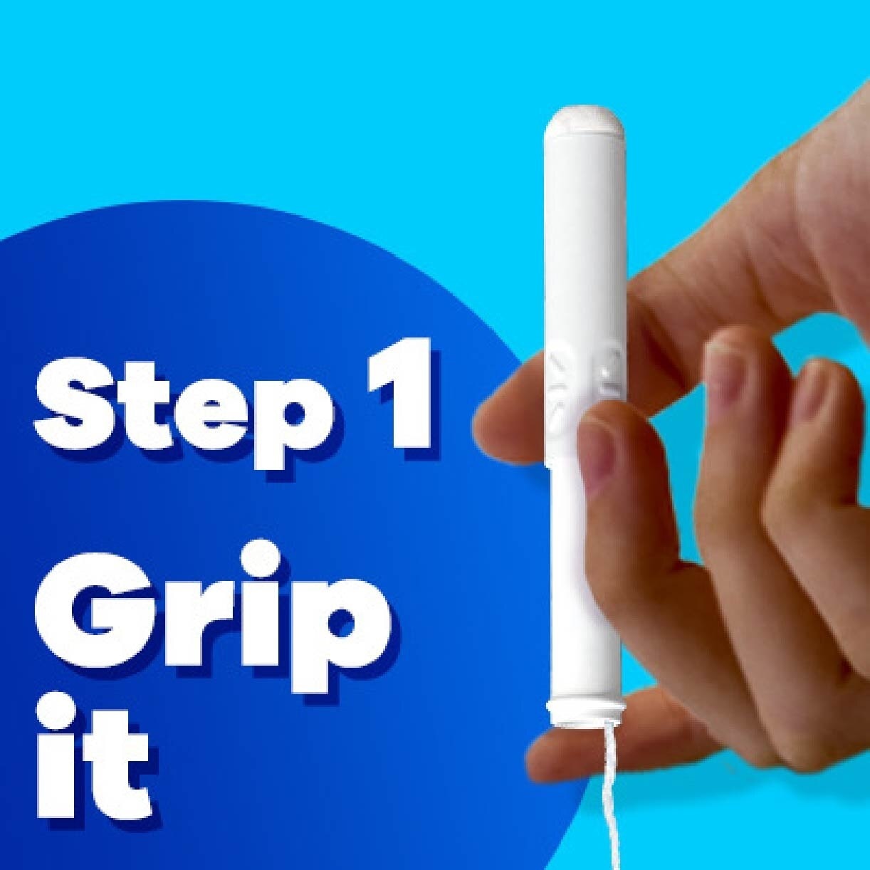 Anti-Slip Grip Cardboard Applicator Super Absorbency Tampons 20s