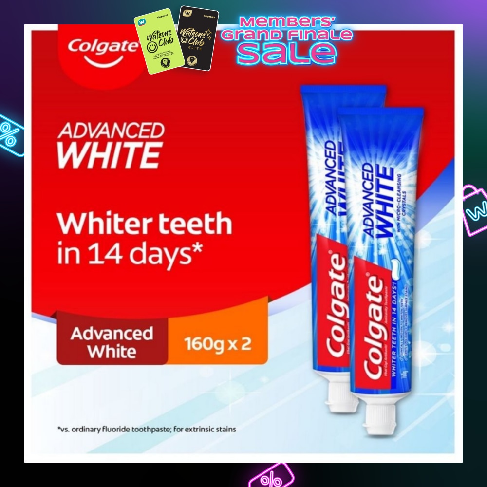 Advanced Whitening Toothpaste 160gx2 Twin Pack