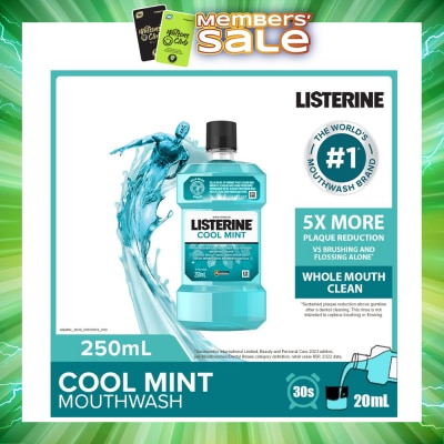 LISTERINE - Listerine Mouthwash Cool Mint With 4 Essential Oils 250ml