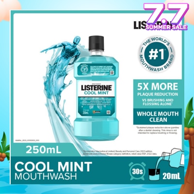 LISTERINE Listerine Mouthwash Cool Mint With 4 Essential Oils 250ml