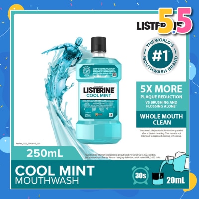 LISTERINE Listerine Mouthwash Cool Mint With 4 Essential Oils 250ml