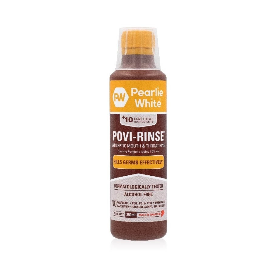 Povi Rinse Antiseptic Mouth And Throat Rinse (Helps To Maintain Oral Health And Fight Germs That Cause Bad Breath) 250ml