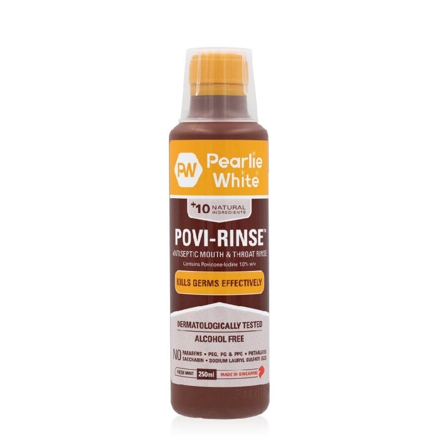 Povi Rinse Antiseptic Mouth And Throat Rinse (Helps To Maintain Oral Health And Fight Germs That Cause Bad Breath) 250ml