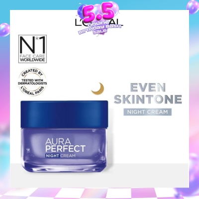 L'OREAL PARIS SKINCARE - Aura Perfect Night Cream (For Even Skintone) 50ml