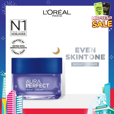 L'OREAL PARIS SKINCARE Aura Perfect Night Cream (For Even Skintone) 50ml