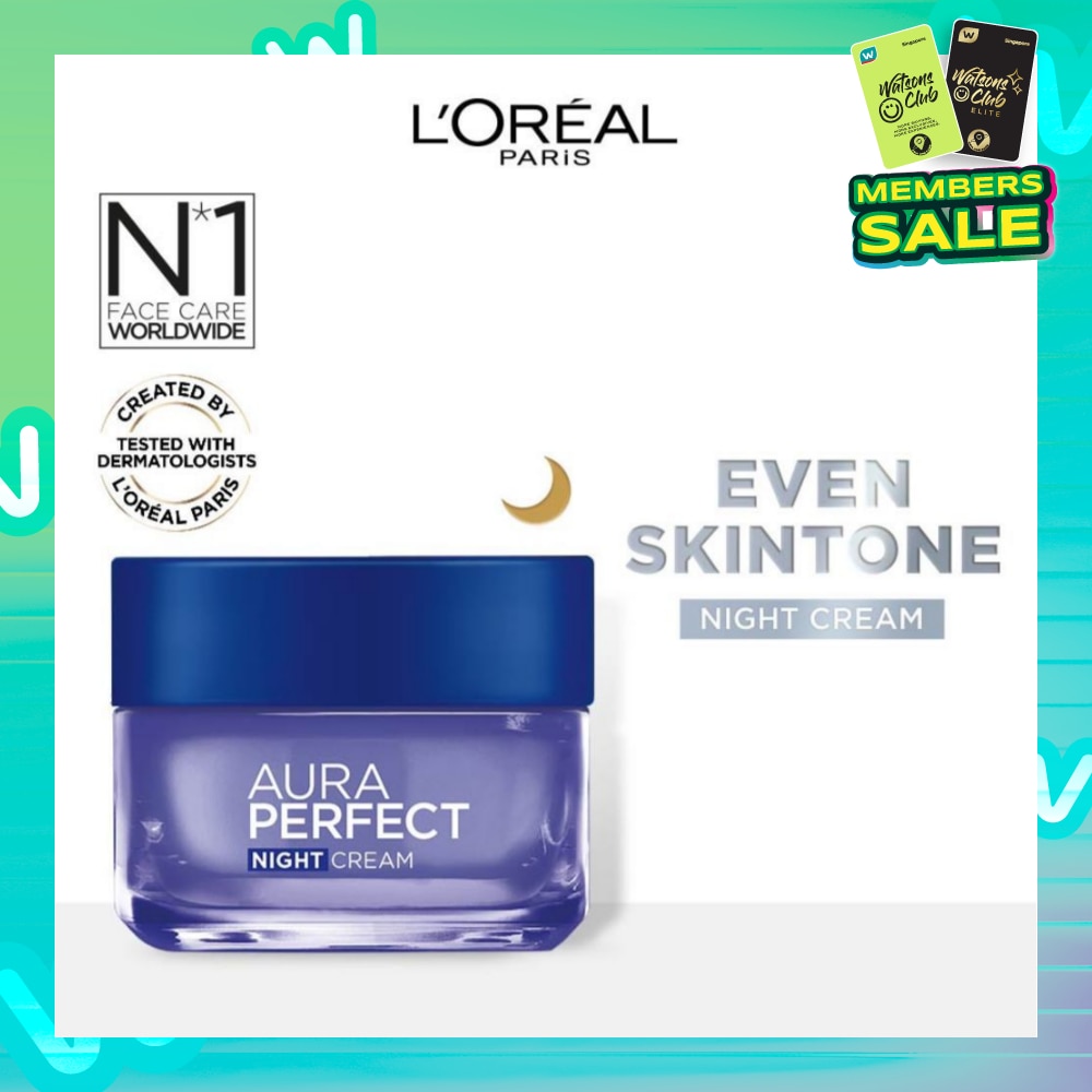 Aura Perfect Night Cream (For Even Skintone) 50ml